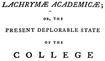 lachrymae academicae