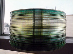 cds stacked, by Mandiberg on Flickr