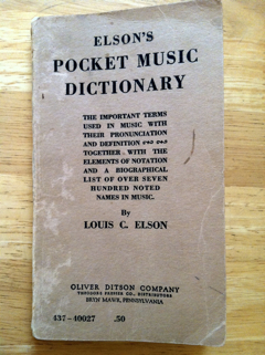 Elson's Pocket Music Doctionary