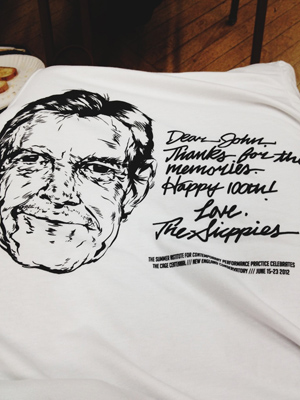 The SICPP's Cage Centennial t-shirt. Designed by Aaron Dana.