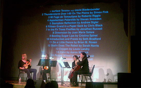 Tosca String Quartet at the String Quartet Smackdown!