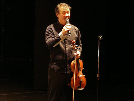 Del Sol String Quartet’s founder and violist Charlton Lee