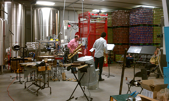 Michael Hertel, Sunil Gadgil, and lots of cans.