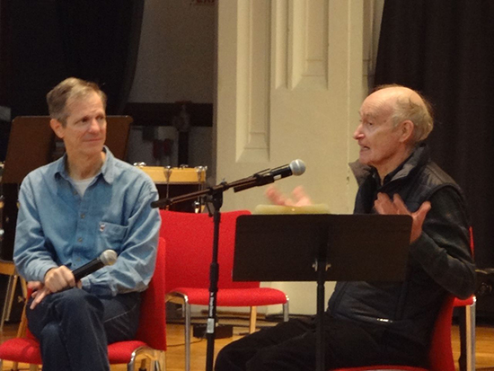 Stephen Drury and Christian Wolff Photo by Anthony De Ritis