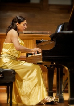 Lara Downes, pianist and Mondavi Center artist-in-residence.