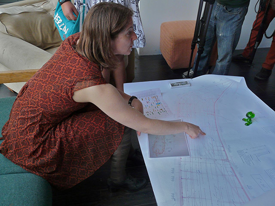 Lisa Bielawa at the Center for New Music, reviewing the Crissy Field site plan