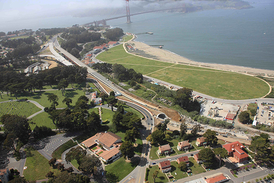 Crissy Field (Courtesy of Department of Transportation; Photo by Bill Hall)