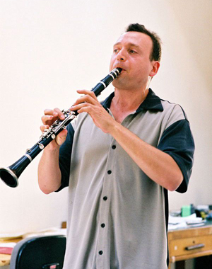 Bermel playing clarinet