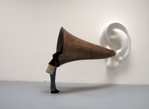 Baldessari's "Beethoven's Trumpet (With Ear)"