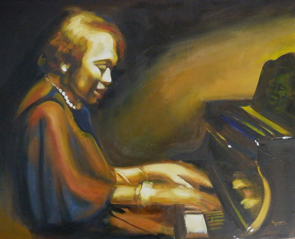 Kaytee Esser's painting "Kansas City Jazz"