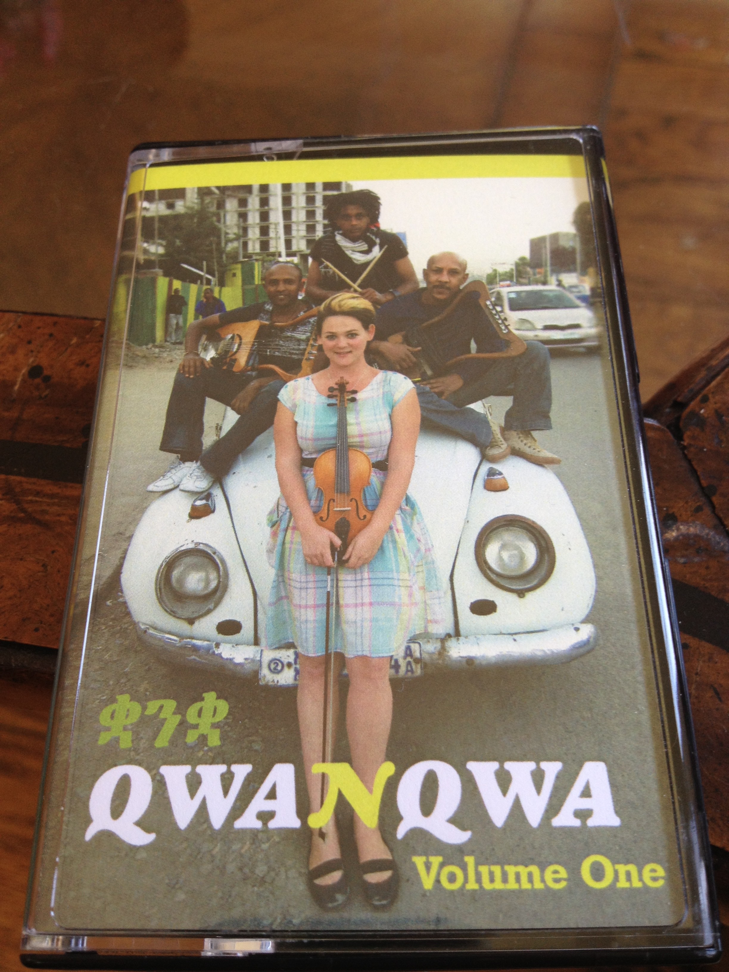 A Qwanqwa tape, photographed in Pakulski's living room.