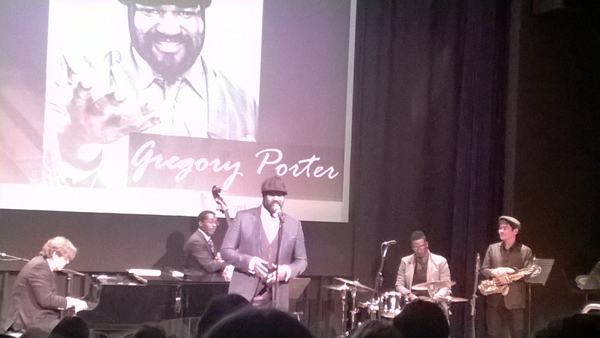 Gregory Porter and his group