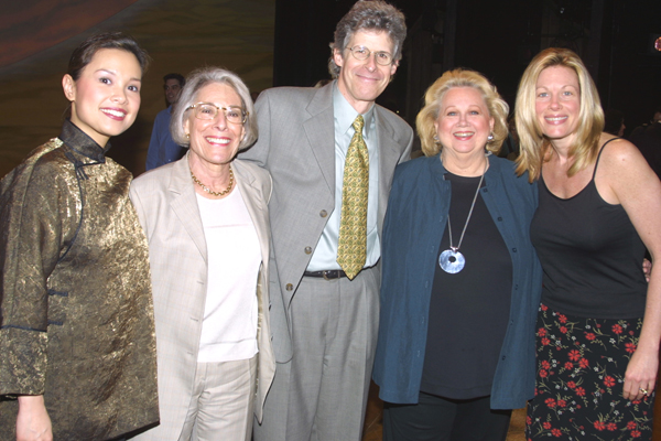Lea Salonga, Mary Rodgers, Ted Chapin, Barbara Cook and Marin Mazzie at the Richard Rodgers Centennial Celebration concert on June 28, 2002 at the Gershwin Theatre. Photo By Bruce Glikas/ImageDirect, courtesy of the Rodgers & Hammerstein Organization.