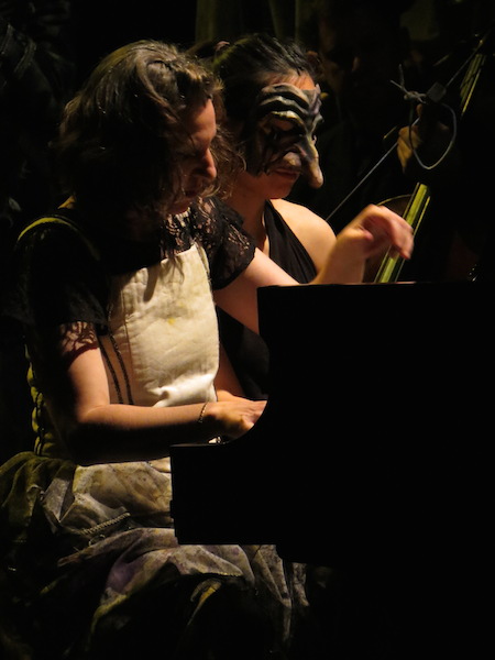 Lam and Kaplan at the piano