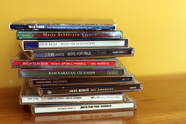 pile of CDs