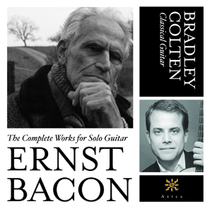 CD cover featuring a photo of Ernst Bacon in the upper left corner and Bradley Colten in the lower right corner.