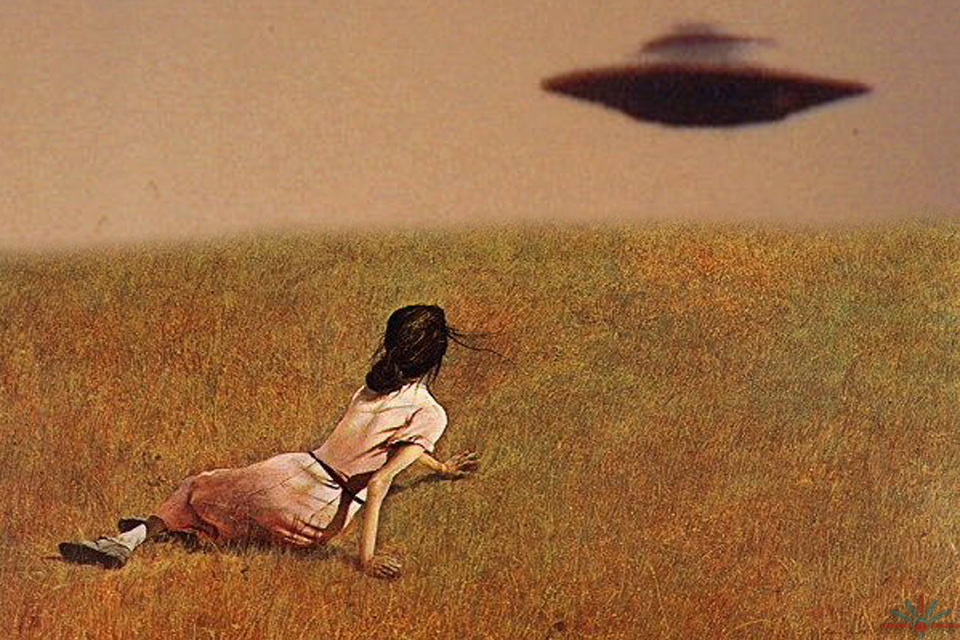 Christina's world meets UFO