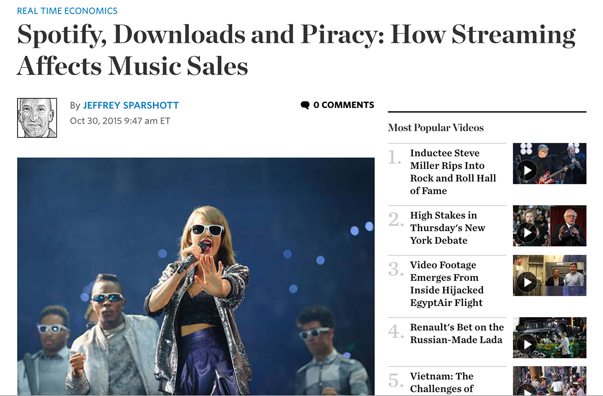 Piracy in the WSJ