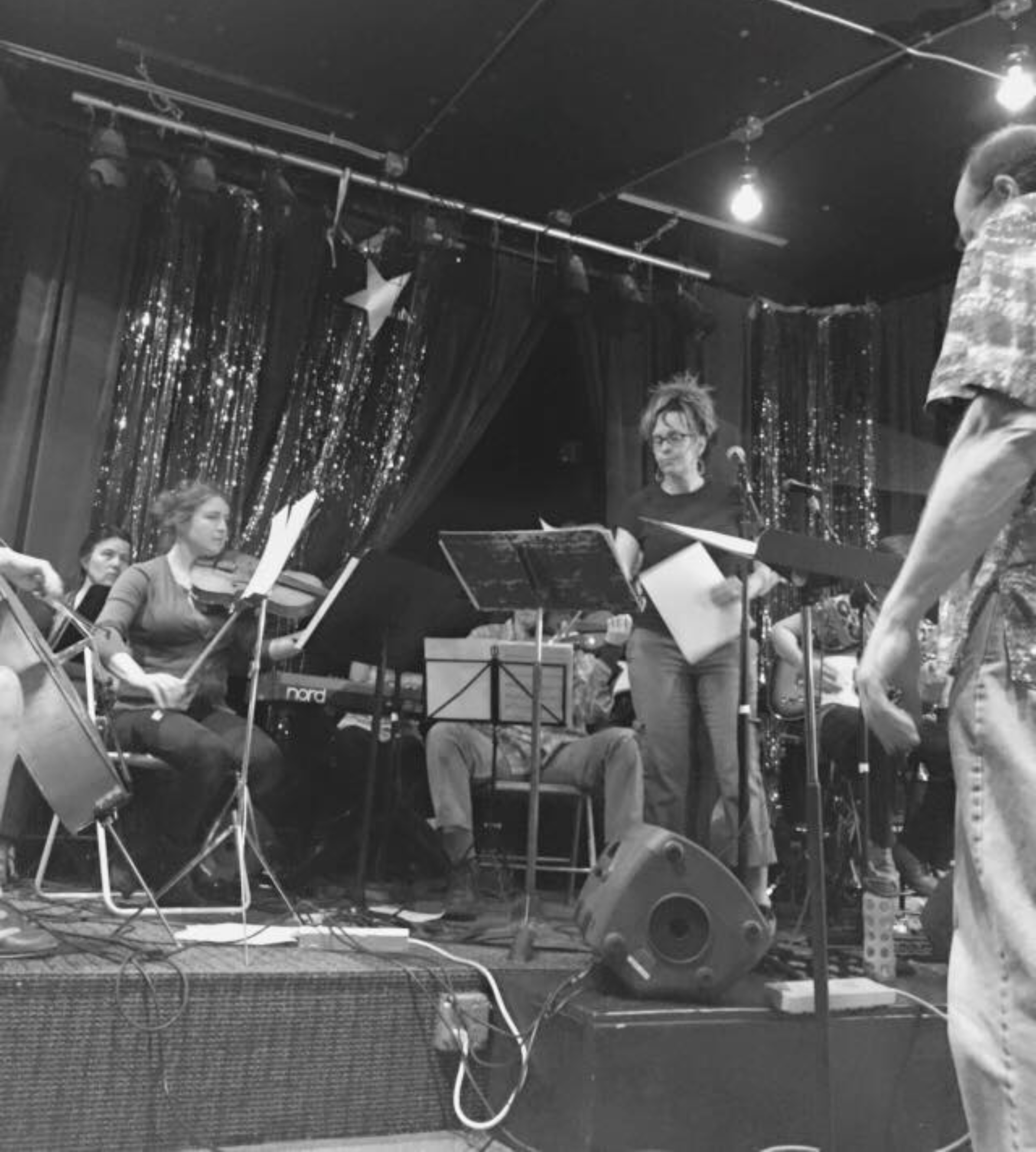 Gretta Harley's band Mettle in rehearsal (Photo by Taylor Bowen)