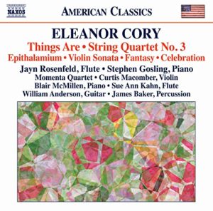 The cover for the 2015 Naxos American Classics CD of music by Eleanor Cory