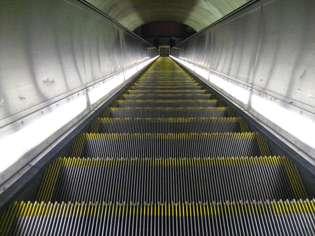Washington DC Metro Escalator