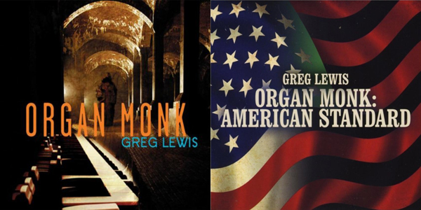 The covers of Greg Lewis's first two CDs.