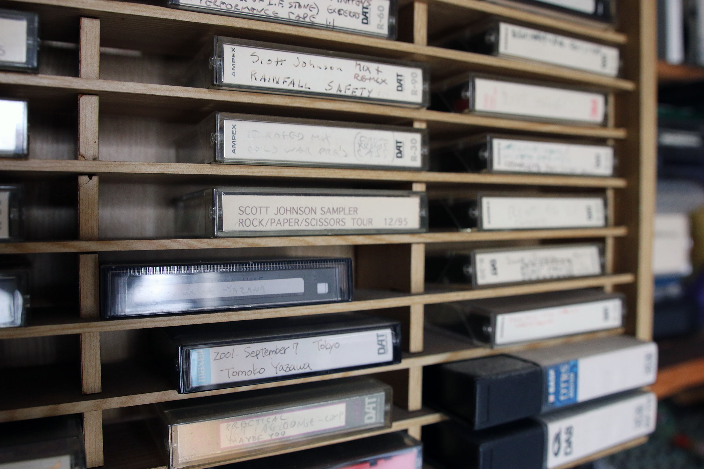 Some of the Scott Johnson's archival tapes of his compositions.