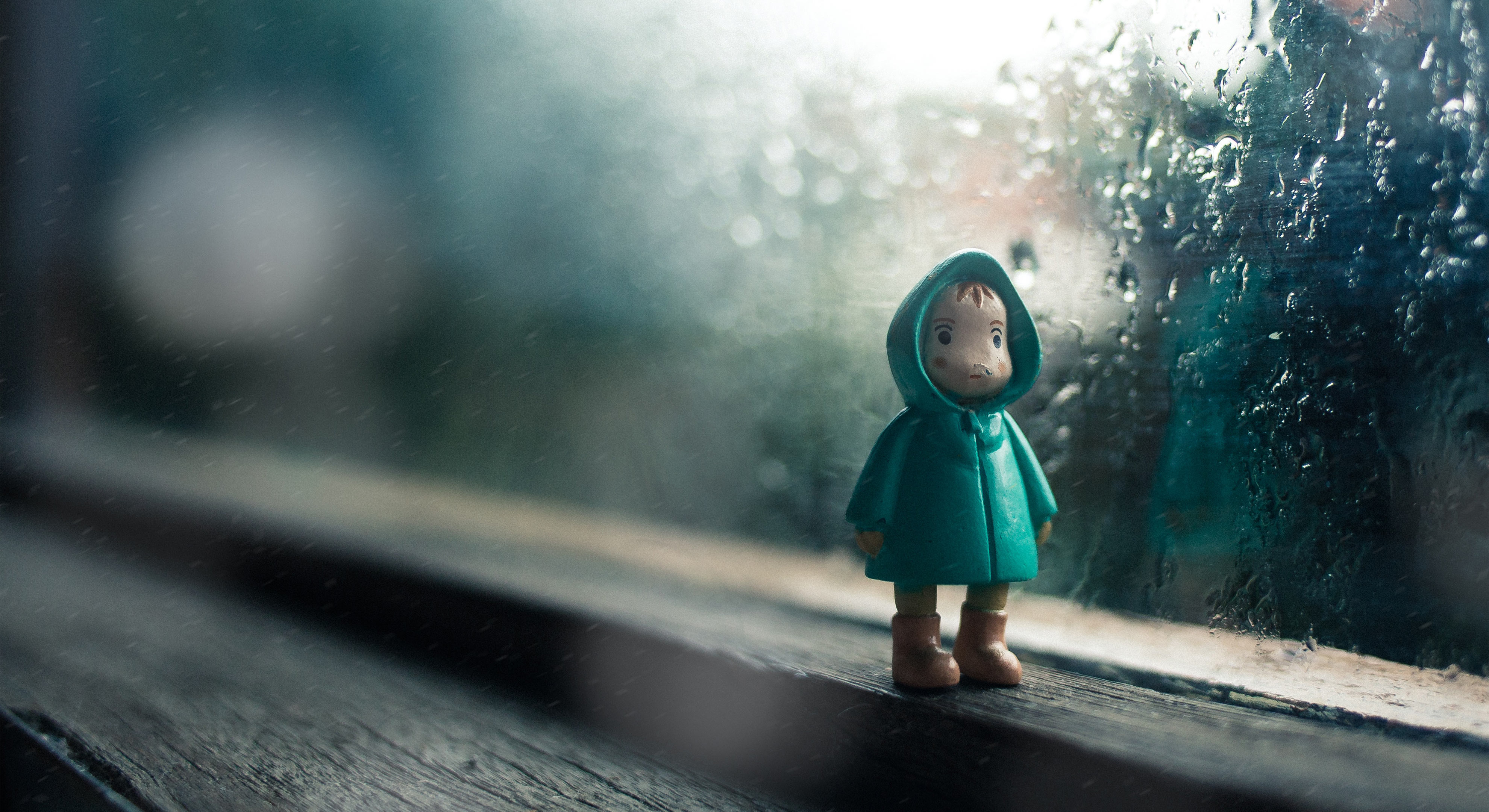 rain with doll