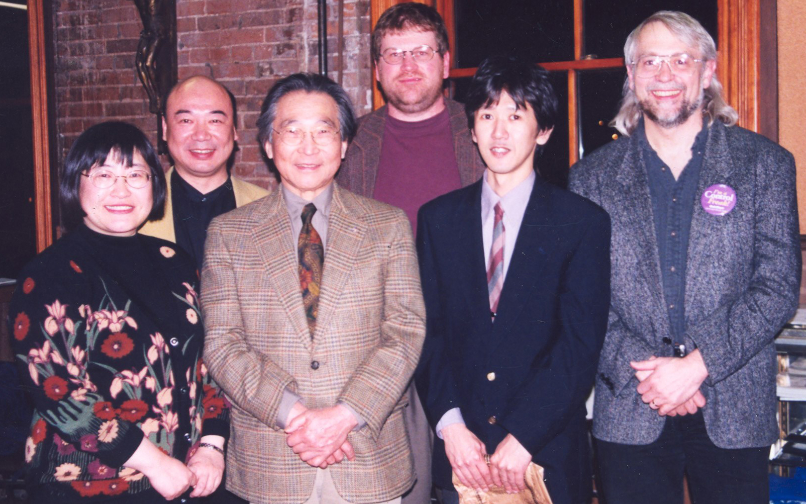 Chen Yi, Zhou Long. Chou Wen-chung, Paul Rudy, Kihei Mukai, and James Mobberley