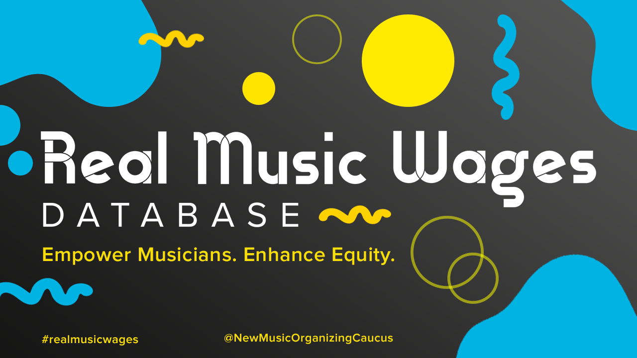 The logo for the Real Music Wages database