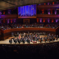 orchestra in a concert hall