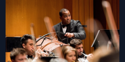 Sidney Hopson in performance with the Spoleto Festival USA Orchestra (photo by Leigh Webber)