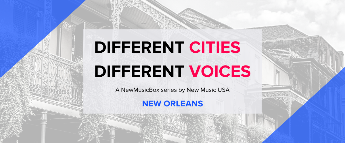 DCDV banner image with overlay of photos of New Orleans
