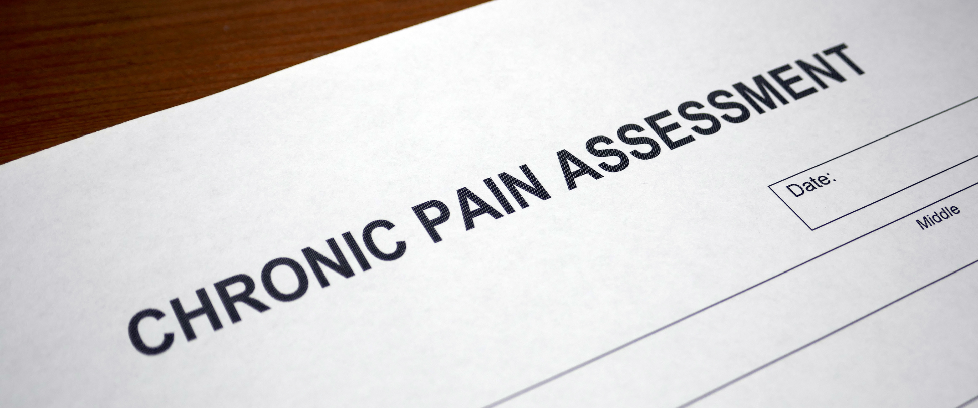 A chronic pain assessment form